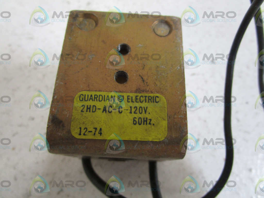 GUARDIAN ELECTRIC COIL 2HD-AC-C-120V *USED*