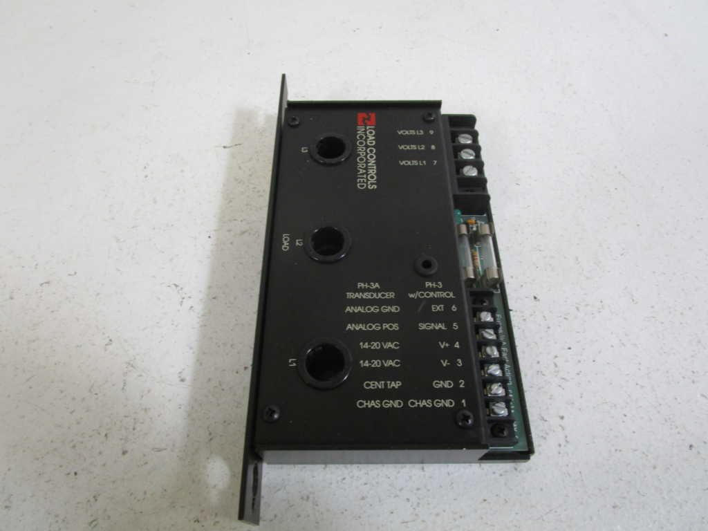 LOAD CONTROLS PH-3A-R POWER CELL TRANSDUCER 460V 30A 0-10V *USED*