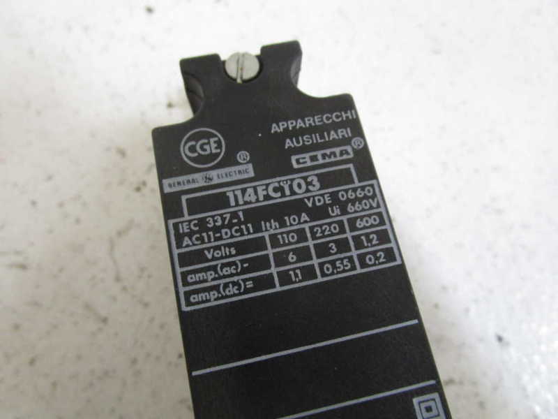 GENERAL ELECTRIC 114FCT03 NSNP