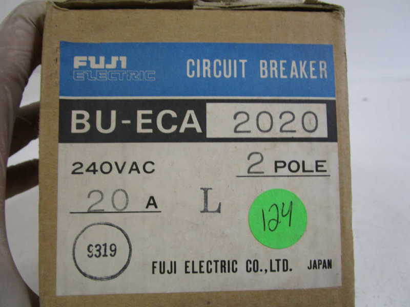 FUJI ELECTRIC CIRCUIT BREAKER  20A BU-ECA2020 *NEW IN BOX*