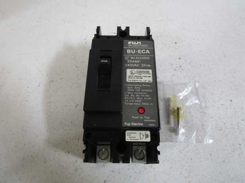 FUJI ELECTRIC CIRCUIT BREAKER  20A BU-ECA2020 *NEW IN BOX*