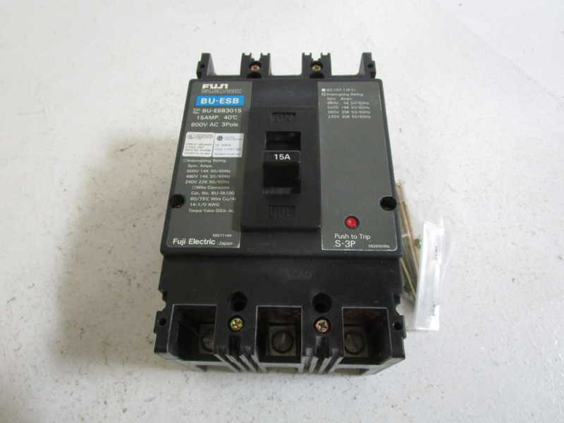 FUJI ELECTRIC CIRCUIT BREAKER 15A BU-ESB3015L *NEW IN BOX*