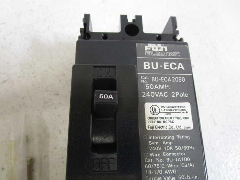FUJI ELECTRIC CIRCUIT BREAKER 50A BU-ECA2050  NSMP
