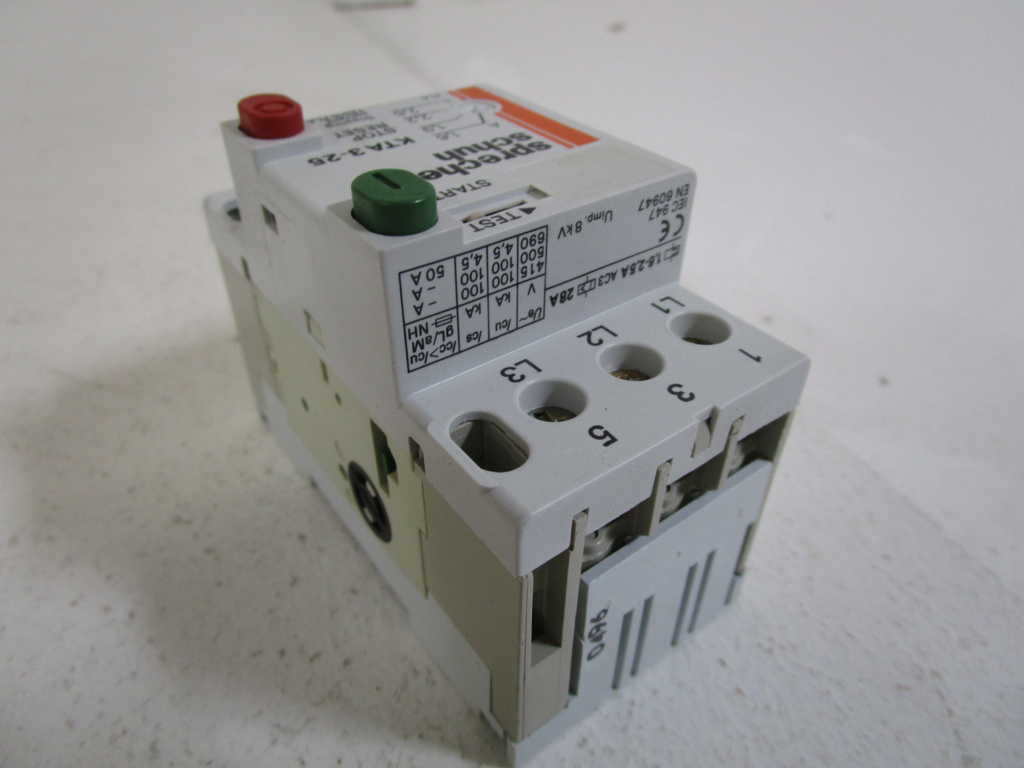 SPRECHER+SCHUH MOTOR STARTER 1.6-2.5A KTA3-25-2.5 *NEW NO BOX*