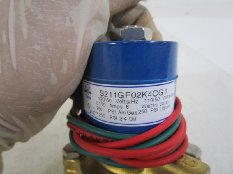 GC VALVES 2-WAY VALVE S211GF02K4CG1 *NEW IN BOX*