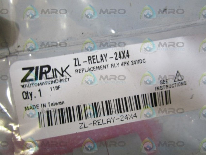 ZIPLINK ZL-RELAY-24X4 (PKG OF 4) NSMP