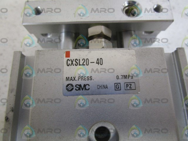 SMC PNEUMATIC CYLINDER BALL BEARING CXSL20-40 *NEW NO BOX*