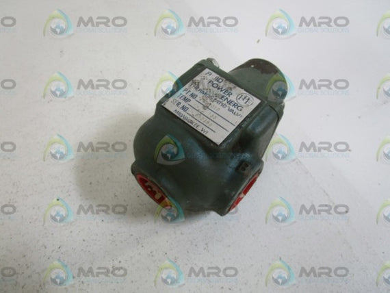 FLUID POWER ENERG THERMOSTATIC VALVE AL1010 *USED*
