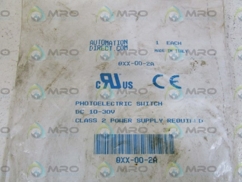 AUTOMATION DIRECT PHOTOELECTRIC SWITCH QXX-00-2A * NEW IN FACTORY BAG *
