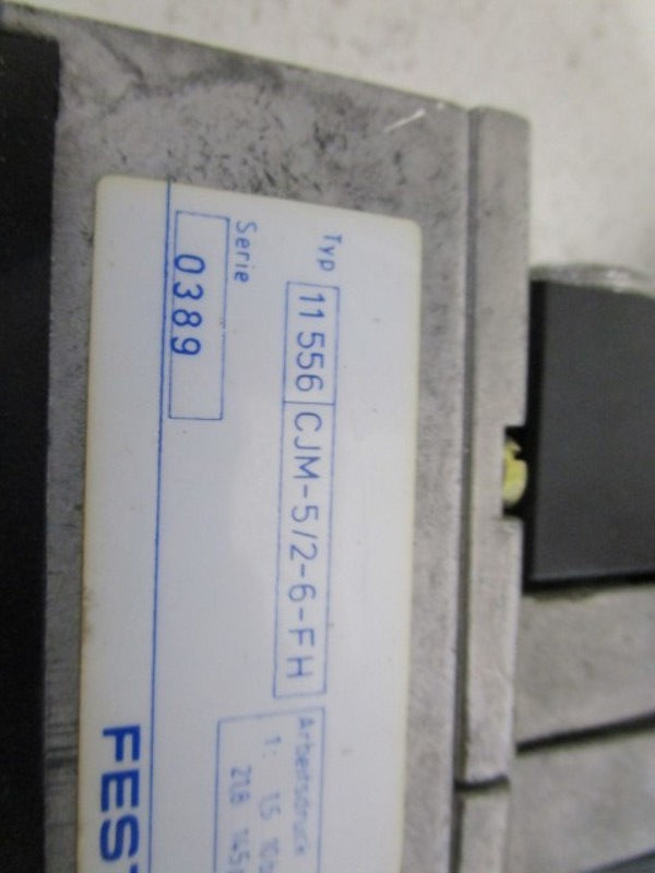FESTO CJM-5/2-6-FH CABW-1/8 W/ (2) MSFG-24  UNMP