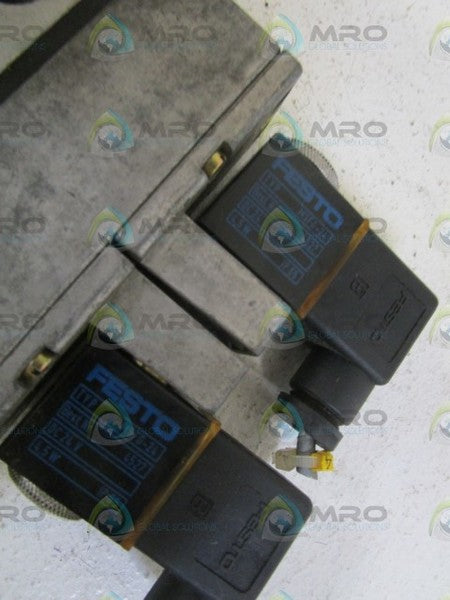 FESTO CJM-5/2-6-FH CABW-1/8 W/ (2) MSFG-24  UNMP