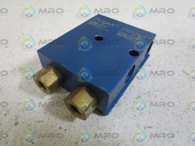 OIL-RITE PURGEX 3-WAY VALVE (AS PICTURED) *USED*