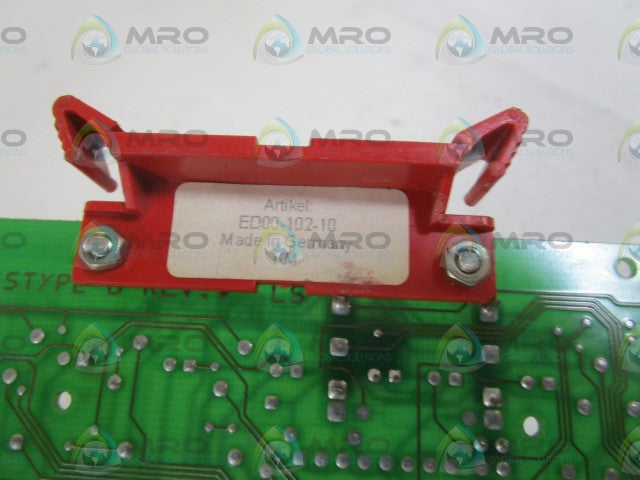 PARKER PC BOARD ED00-102-10 *USED*