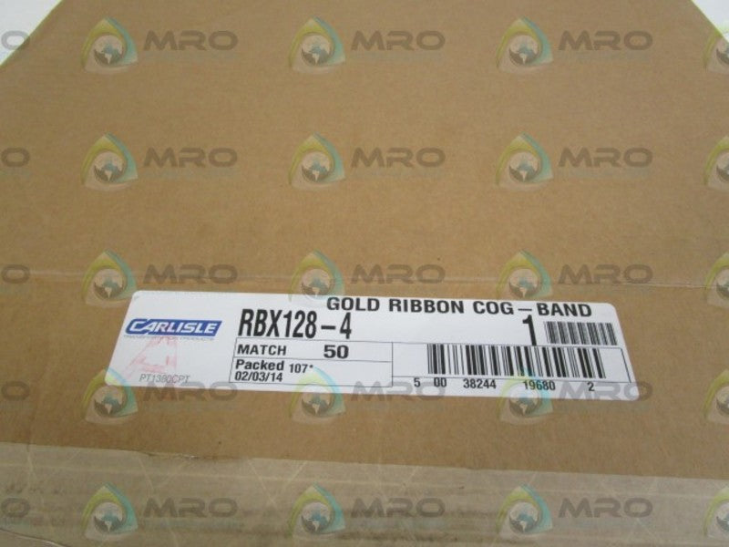CARLISLE GOLD RIBBON COG-BAND RBX128-4  NSMP