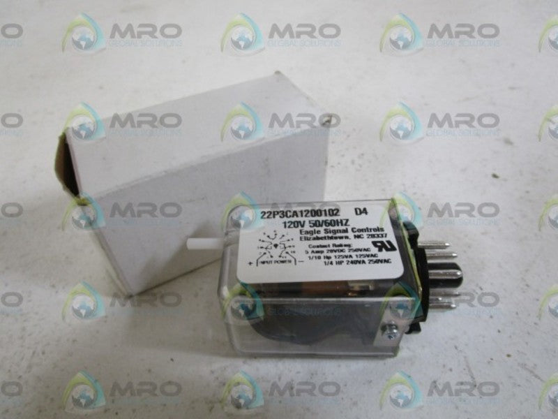 EAGLE SIGNAL RELAY 120V 22P3CA1200102  NSMP