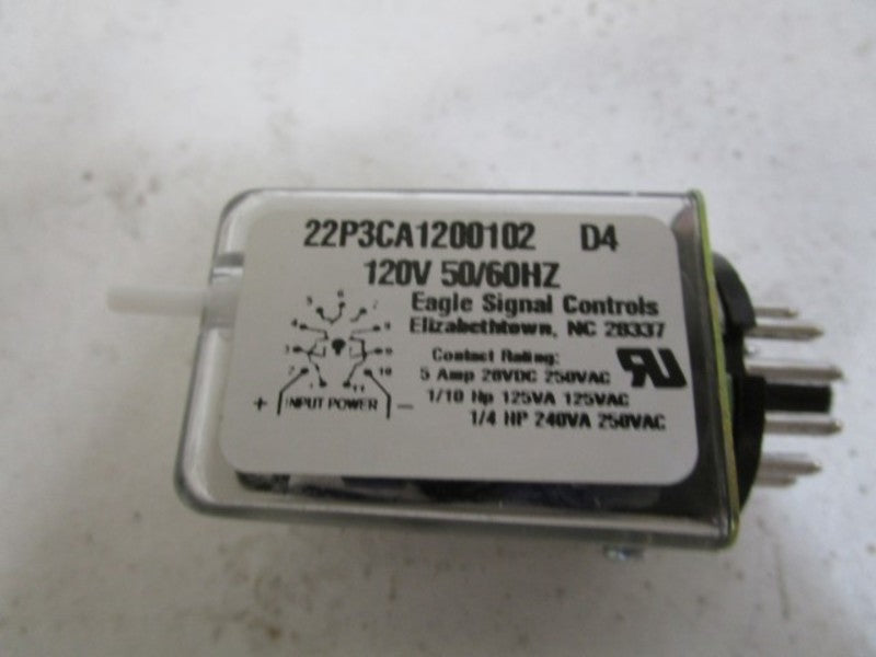 EAGLE SIGNAL RELAY 120V 22P3CA1200102  NSMP