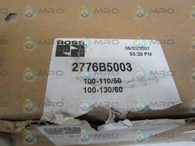 ROSS SOLENOID VALVE 2776B5003 *NEW IN BOX*