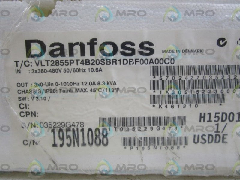 DANFOSS AC DRIVE 195N1088  NSMP