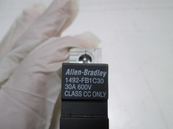 ALLEN BRADLEY 1492-FB1C30 SER. B FUSE HOLDER  UNMP