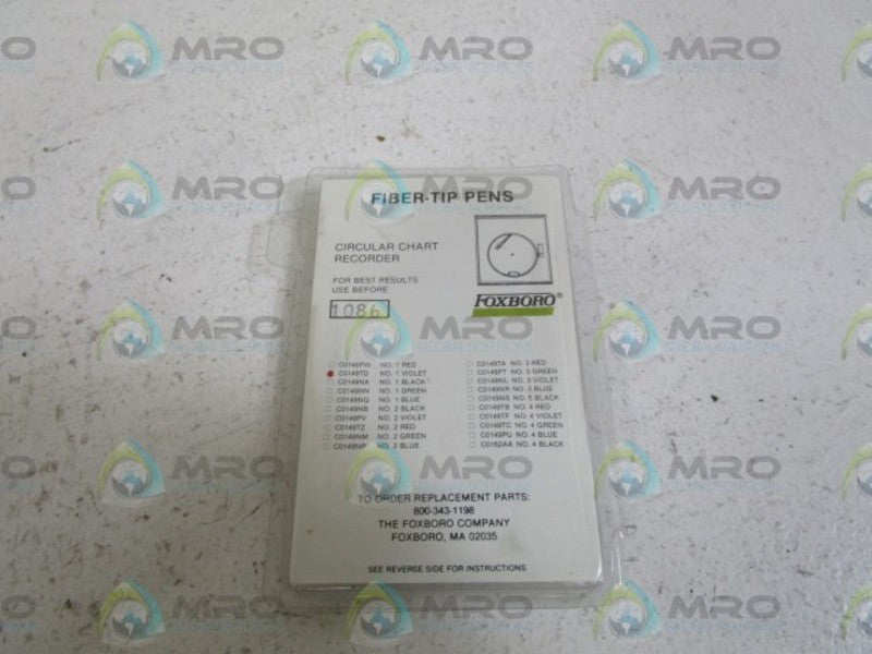 FOXBORO FIBER-TIP PENS (VIOLET) C0149TD (pk of 4)  NSMP