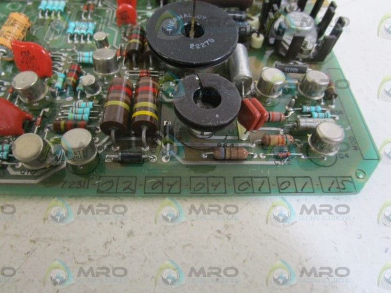 BAILEY CIRCUIT BOARD 72311-02-04-04-01-01-15  UNMP