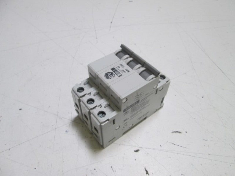 ALLEN BRADLEY 1492-CB3-F060 SER. C CIRCUIT BREAKER 6A 3HP  UNMP