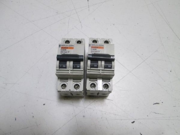 MERLIN GERIN 24134 CIRCUIT BREAKER 20A UNMP