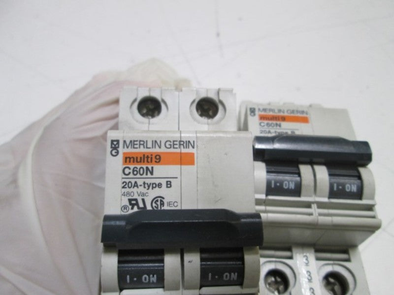 MERLIN GERIN 24134 CIRCUIT BREAKER 20A UNMP