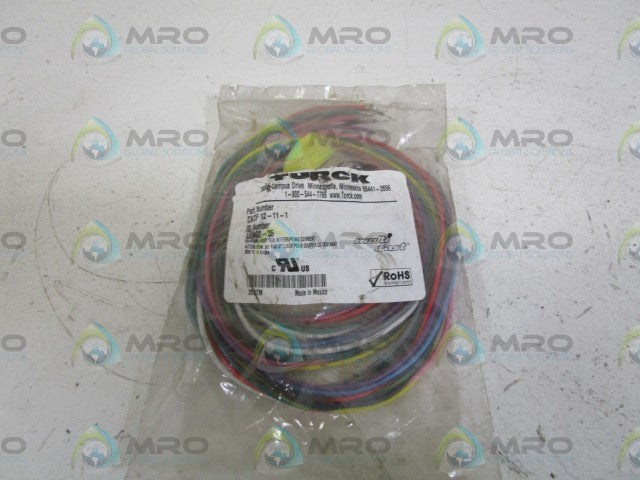 TURCK CORDSET CKCF 12-11-1 *NEW IN FACTORY BAG*