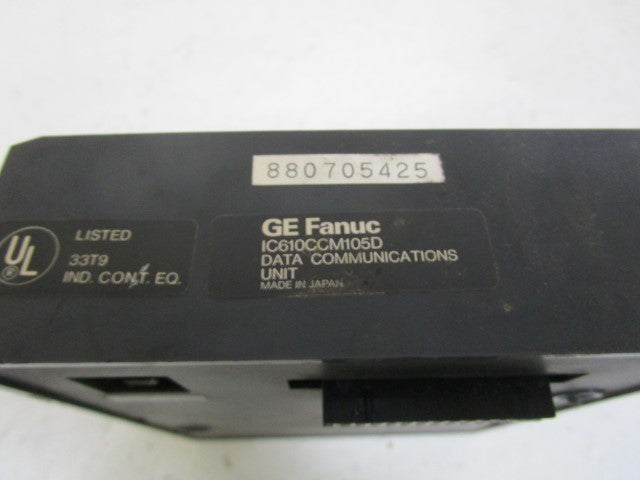 GE FANUC SERIES ONE IC610CCM105D DATA COMMUNICATIONS UNIT *USED*