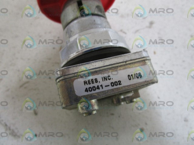 REES MUSHROOM PUSHBUTTON 40041-002 *NEW NO BOX*