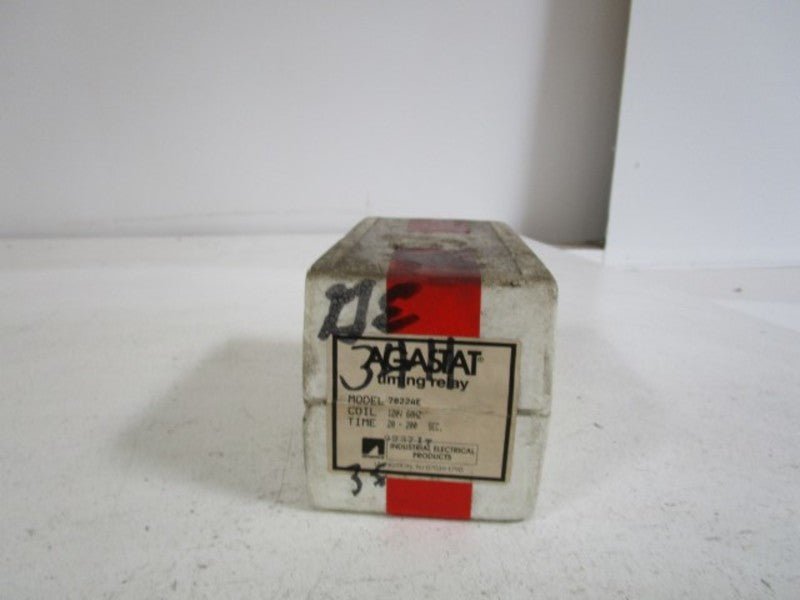 AGASTAT TIMING RELAY 120V 20-200 SEC. 7022AE * FACTORY SEALED *