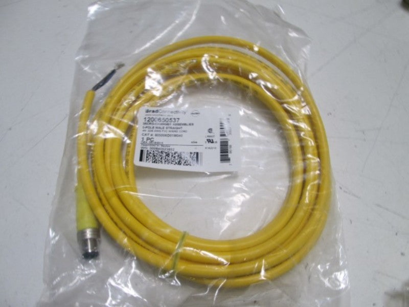 BRAD CONNECTIVITY 5P MALE CORDSET 805006D01M040 * NEW IN FACTORY BAG *