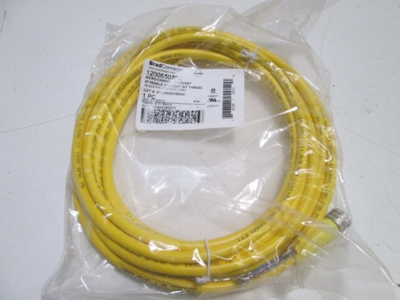 BRAD CONNECTIVITY 5P FEMALE CORDSET 805000D01M040 * NEW IN FACTORY BAG *