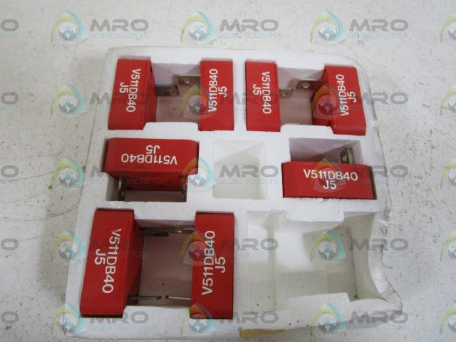LOT OF 8 HARRIES VARISTOR V511DB40 *NEW IN BOX*