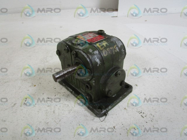 OHIO GEAR D0X DOUBLE GEAR REDUCER 4:1 *USED*
