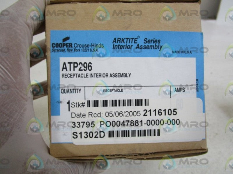CROUSE-HINDS RECEPTACLE INTERIOR ASSEMBLY ATP296  NSMP