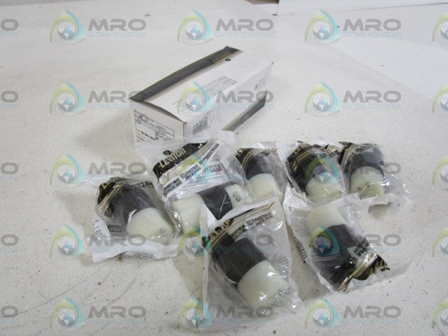 LOT OF 7 LEVITON CONNECTOR 5269-2 *NEW IN BOX*