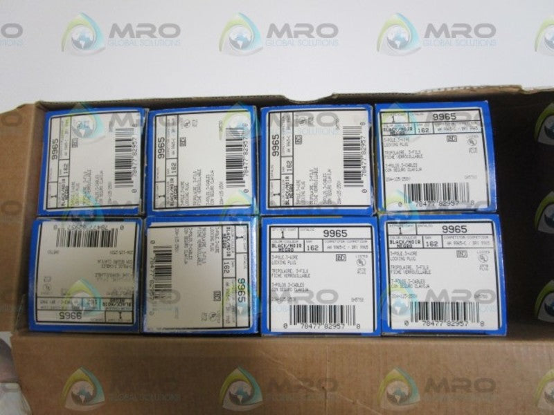 LOT OF 8 LEVITON LOCKING PLUG 9965 *NEW IN BOX*