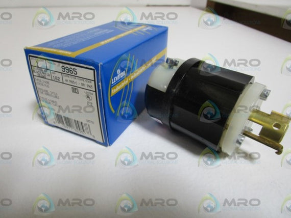 LOT OF 8 LEVITON LOCKING PLUG 9965 *NEW IN BOX*