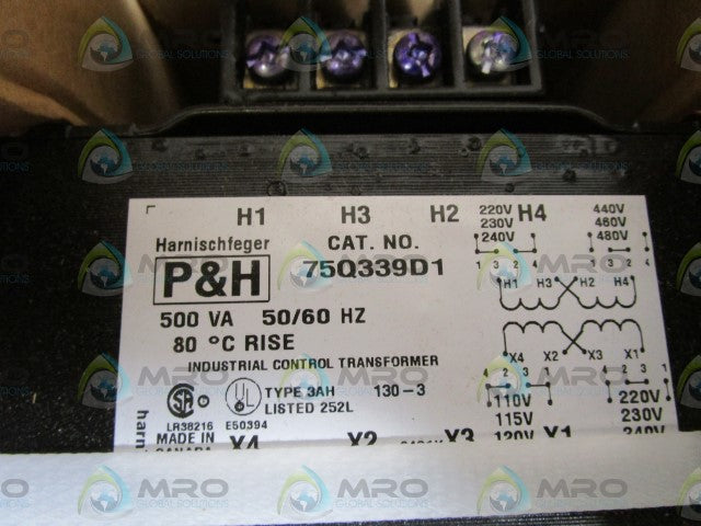 P&H TRANSFORMER 75Q339D1 *NEW IN BOX*