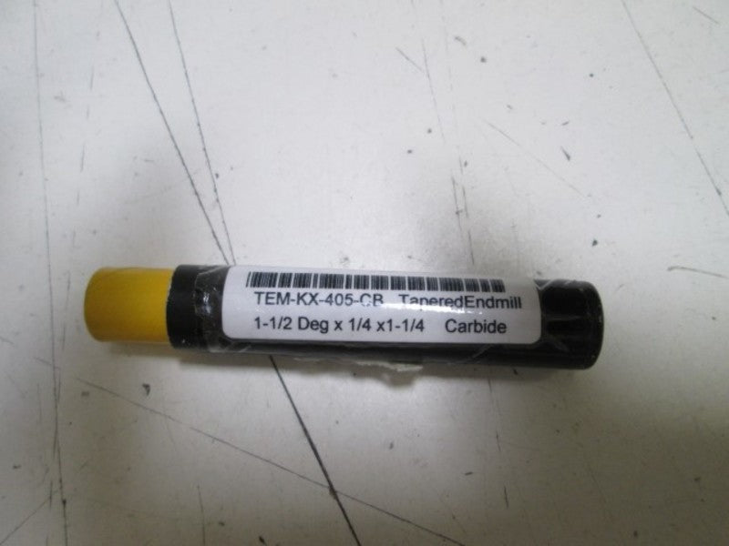 CARBIDE TAPERED ENDMILL TEM-KX-405-CB  NSMP