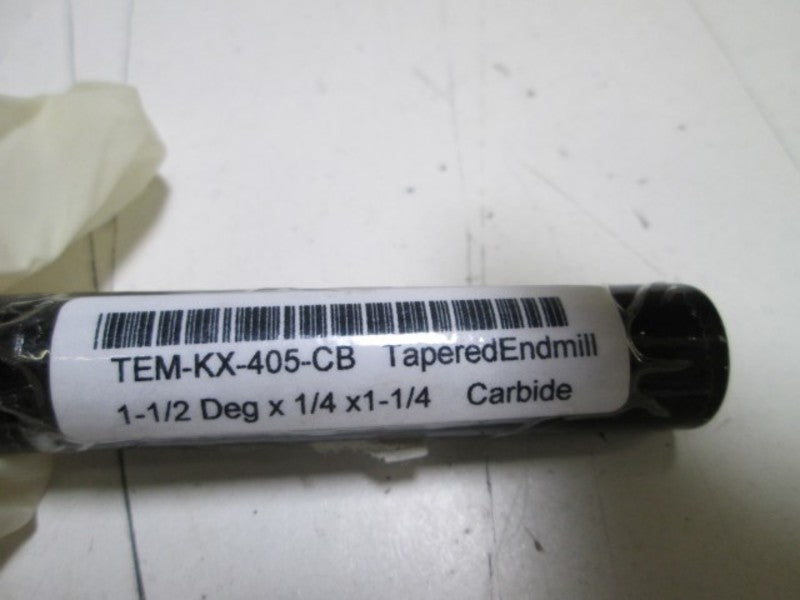 CARBIDE TAPERED ENDMILL TEM-KX-405-CB  NSMP