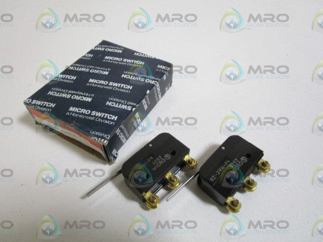 LOT OF 2 MICROSWITCH LIMIT SWITCH BZ-2RM-P4 *NEW IN BOX*