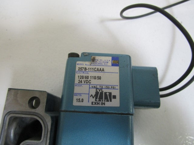 MAC VALVE 257B-111CAAA *NEW NO BOX*
