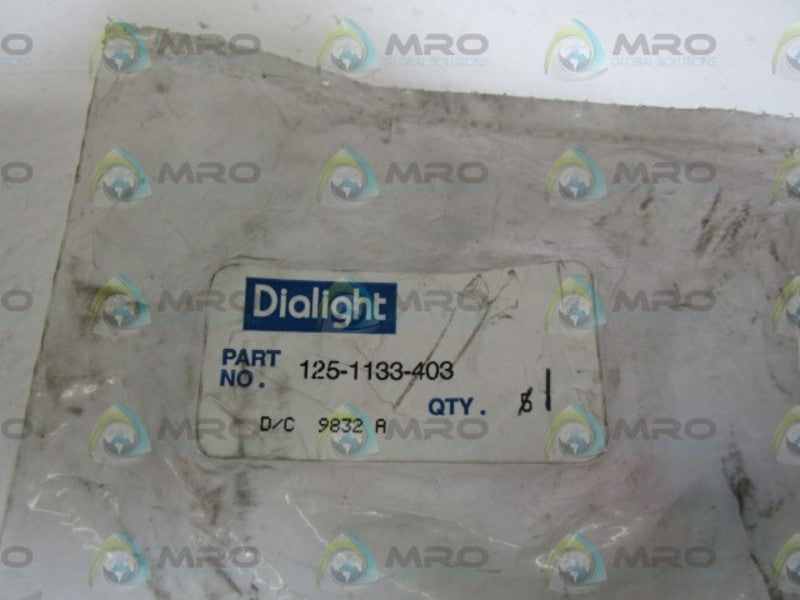 DIALIGHT AMBER LENS CAP 125-1133-403  NSMP