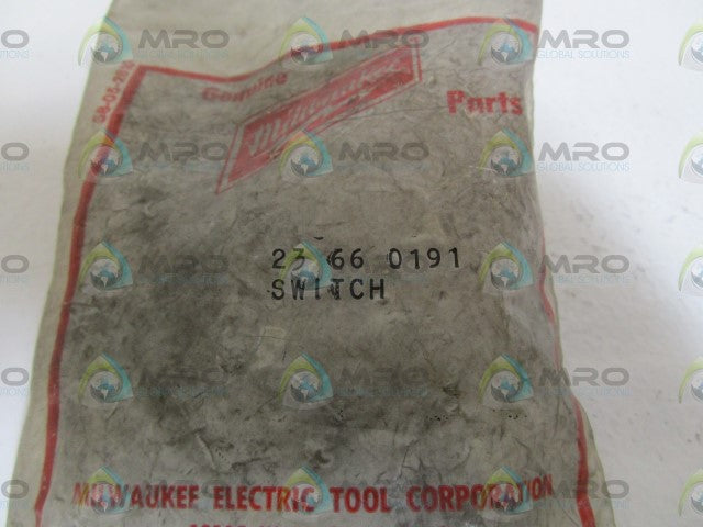 MILWAUKEE SWITCH 23 66 0191 *NEW IN FACTORY BAG*