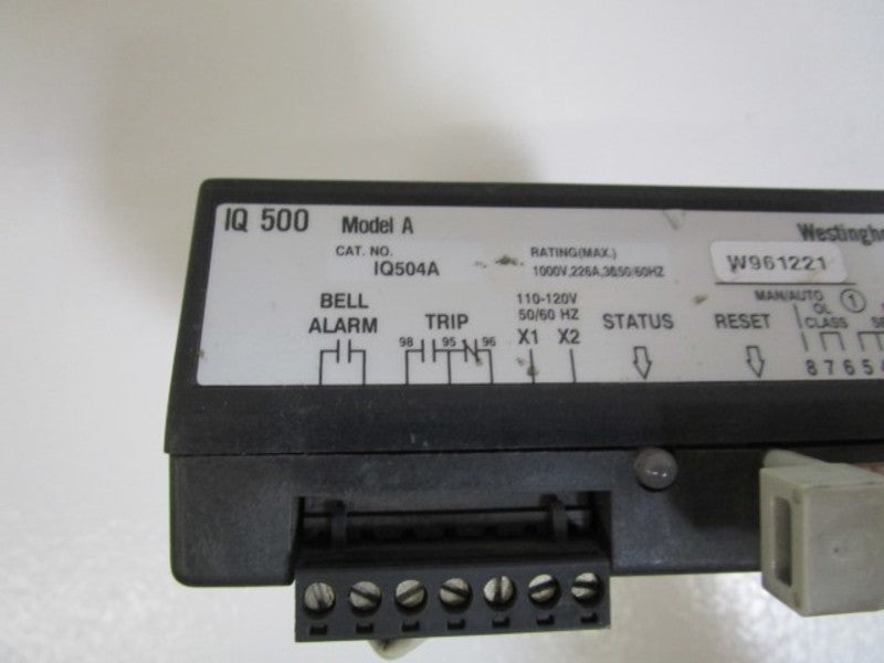 CUTLER HAMMER IQ504A RELAY CURRENT SENSING 110-120V *USED*