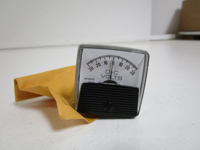 PANEL METER 30-0-30 DC VOLTS MC05675 *NEW NO BOX*