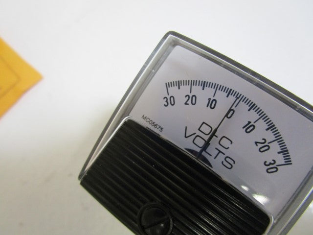 PANEL METER 30-0-30 DC VOLTS MC05675 *NEW NO BOX*